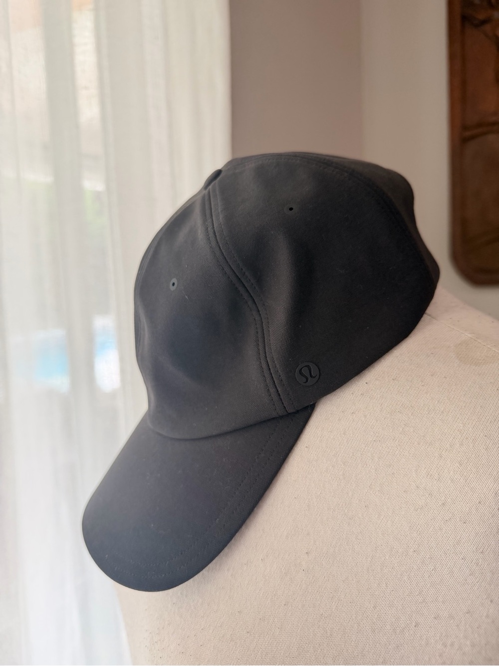 Lululemon Black Adjustable Performance Running Training Hat OS